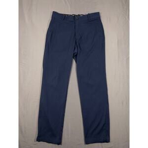 Nike Dri Fit Pants Mens 32x30 Blue Golf Chino Stretch Athletic Casual